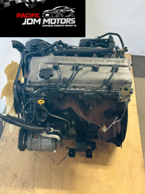 JDM 1998-2004 Nissan Frontier Engine KA24 DE RWD 2.4L 4 Cylinder Motor - Image 6