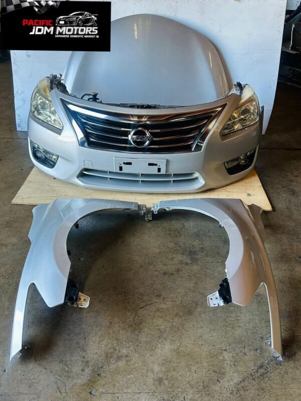 JDM 2013 To 2015 Nissan Altima front end complete bumper headlights hood fenders - Image 3