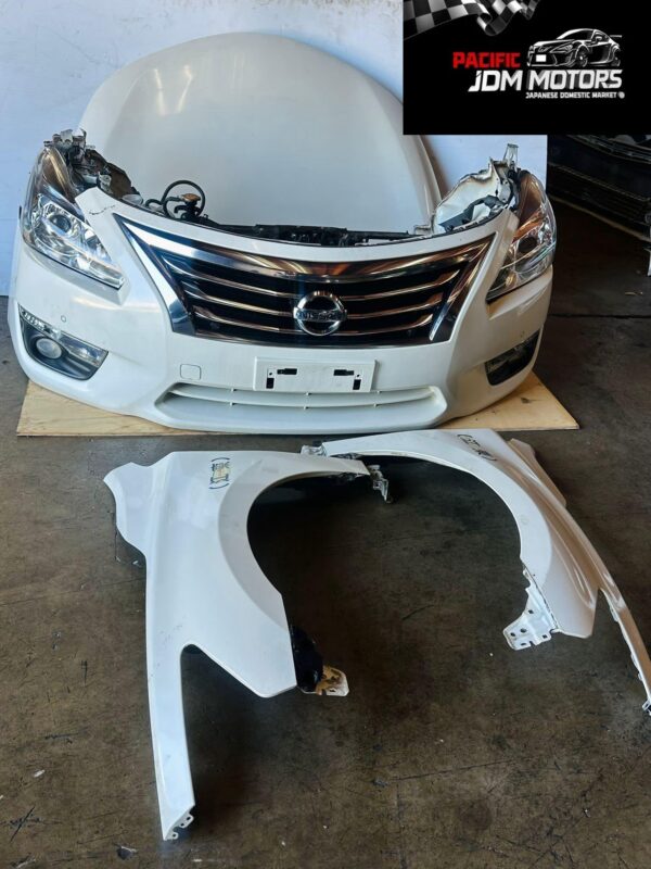 JDM 2013 To 2015 Nissan Altima front end complete bumper headlights hood fenders - Image 8