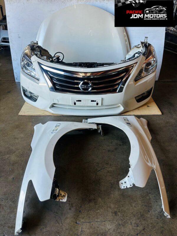 JDM 2013 To 2015 Nissan Altima front end complete bumper headlights hood fenders