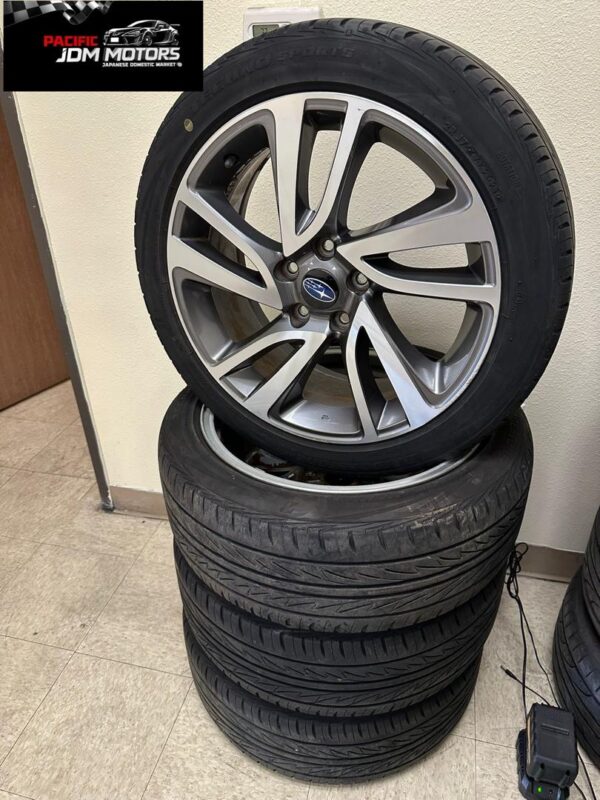 JDM S Baliyama subaru Levorg genuine 18 5H114.3 7.5J+55 tired is also very good condition ￼ - Image 4
