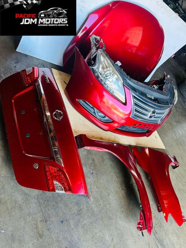 2015 Nissan Sentra radiator support front bumper headlights fenders ￼ - Image 3