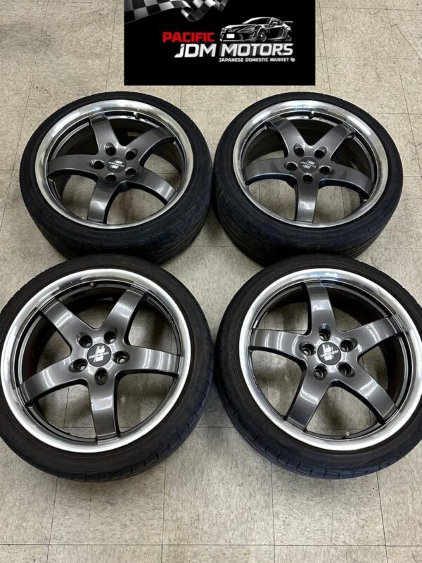 JDM Oettinger RE Wheels w/Tires 18X8, ET35 (fresh lips & powder coat) - Image 5