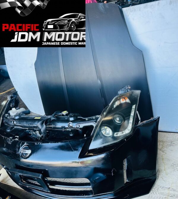 JDM 03-09 NISSAN 350Z OEM FRONT END CONVERSION NOSE CUT BUMPER WITH FENDERS - Image 8