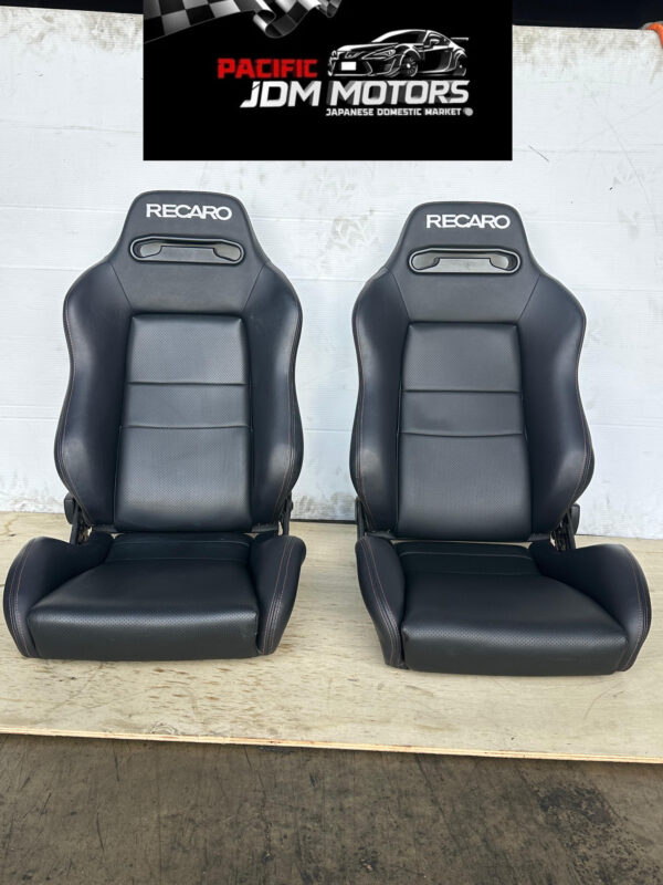 RECARO SR-2 2seats repaired seats Faux lether 09