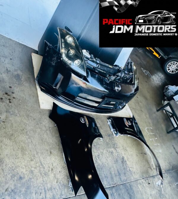 JDM 03-09 NISSAN 350Z OEM FRONT END CONVERSION NOSE CUT BUMPER WITH FENDERS - Image 4