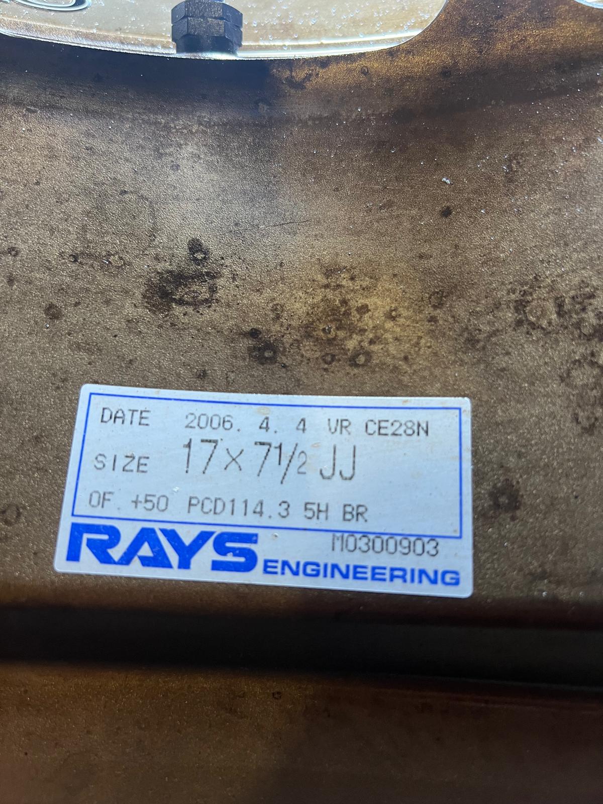 JDM 188.5J +52 PCD114.3 RAYS CE28N BR WRX STI VAB GVB GRB S4 VAG GVF G - Image 8